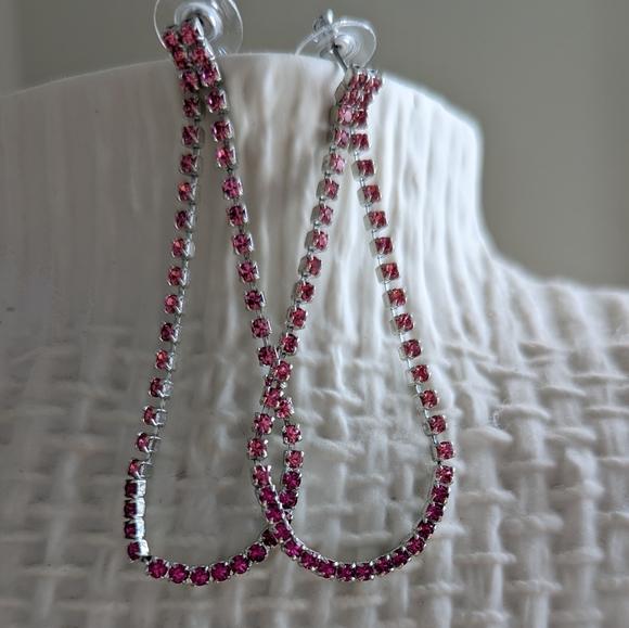 Krystal London Swarovski Chrystal Bell Chandelier Earrings - Picture 3 of 4